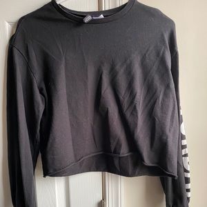 Crop top sweatshirt